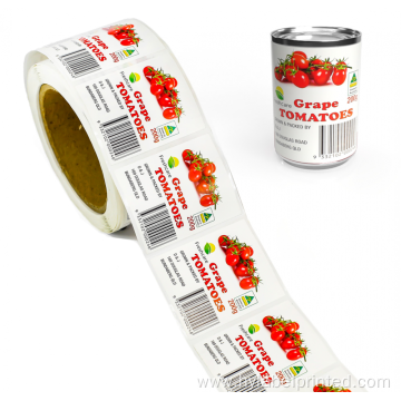 Frozen Grade Food Labels Food Packaging Labels